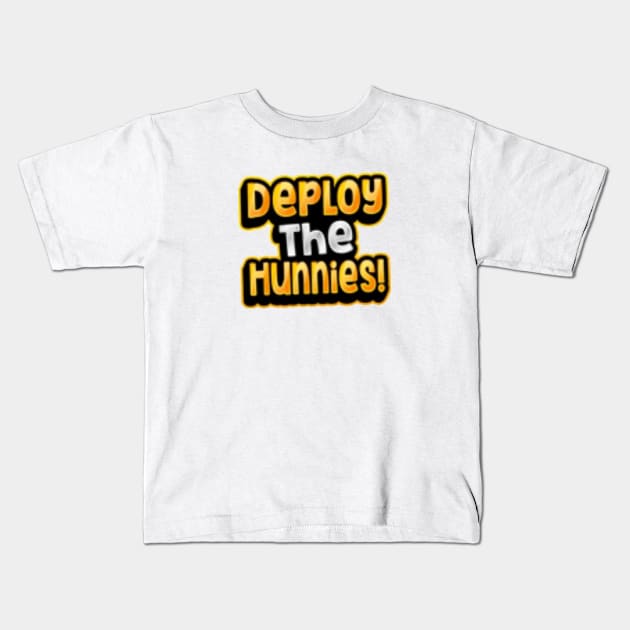 Deploy the Hunnies Official Logo Kids T-Shirt by The Bounty Hunnies